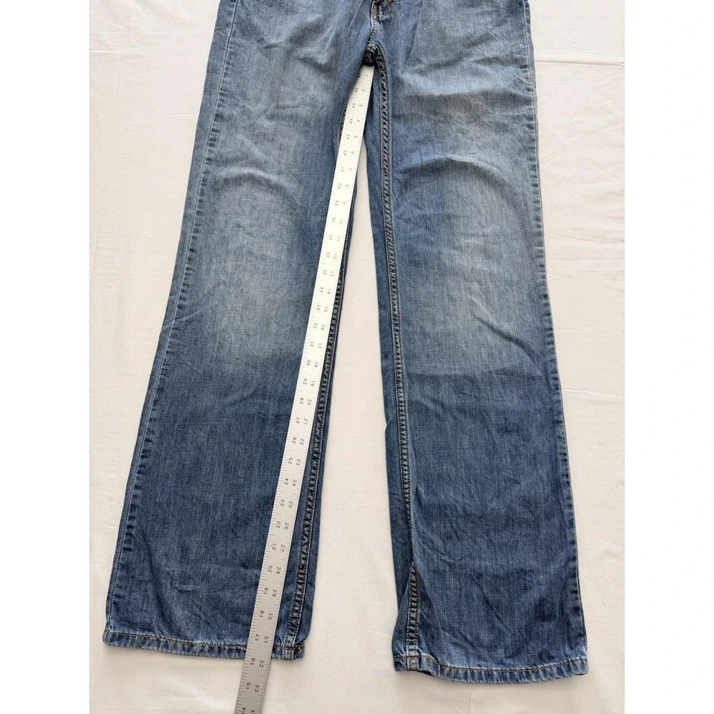 Levi's 527 Jeans Mens 34x34 Blue Medium Wash Bootcut Leg Denim Pants Casual